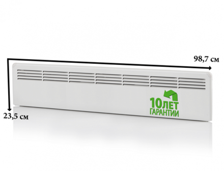 Конвектор 750W с механическим термостатом IP21 235мм вилка