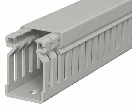 Распределительный кабельный канал LK4 40x25x2000 мм (ПВХ, серый)