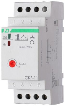 Реле контроля фаз и напряжения трехфазное CKF-11  АС400В УХЛ4