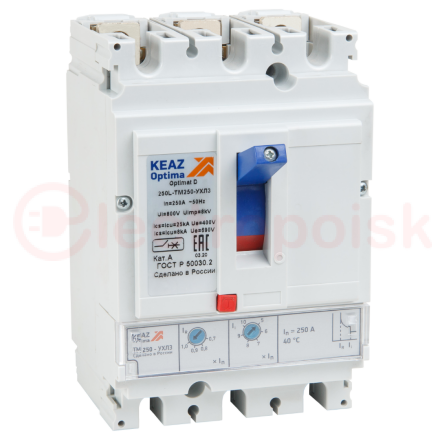 Выключатель автоматический OptiMat D250N-TM250-УХЛ3