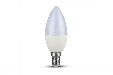Лампа светодиодная LED 6.5Вт CN 220В Е14 D37х99 4500К белый 480лм Космос