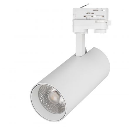 Светильник трековый LGD-GERA-4TR-R90-30W Warm3000 (WH, 24 deg, 230V) (ARL, IP20 Металл, 5 лет)