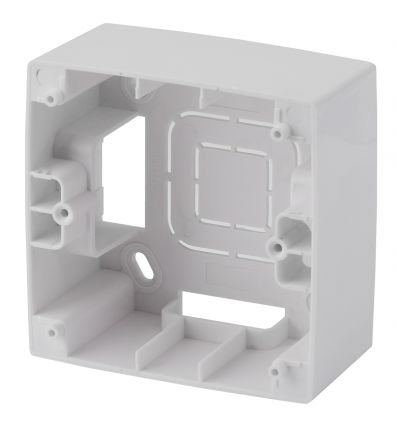 Коробка наклад. монтажа 1 пост, 12, белый 12-6101-01 ЭРА