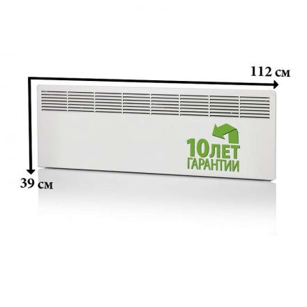 Конвектор 1500W с механическим термостатом IP21 389мм