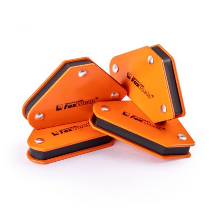 Набор магнитных угольников FIX KIT-4 4шт/комплект, 45/90/135 град., усилие 4x4кг
