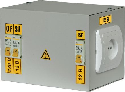 Ящик с понижающим трансформатором ЯТП-220/42/0.25 с автоматами