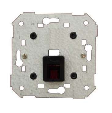 Розетка телефонная RJ-11, S82,82N, 88, механизм, черный