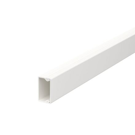 Мини-канал WDK с крышкой 12x22x2000 мм (высота    борта 12,5 мм, крышка 22 мм) ПВХ белый RAL 9010
