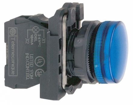Лампа сигнальная 22мм 230/240V синяя