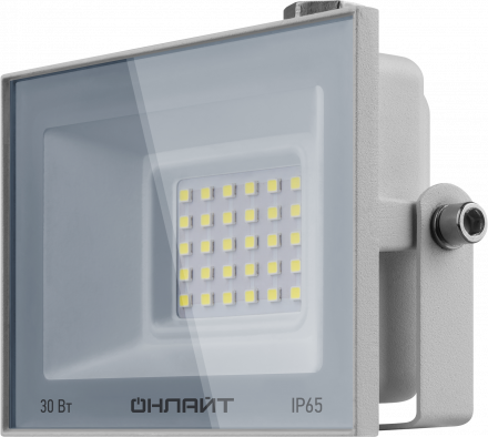 Прожектор светодиодный ДО-30w OFL-30-6K-WH-IP65-LED