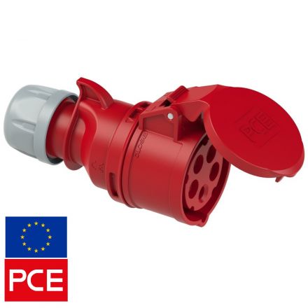 Розетка кабельная  16А/400V/3P+N+E/IP44