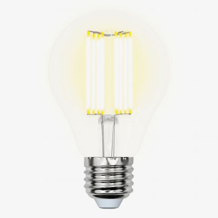 Лампа светодиодная. LED-A70-23W/3000K/E27/CL PLS02WH Форма A, прозрачная. Серия Sky. Теплый белый свет (3000K).