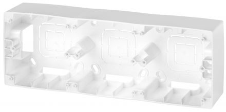 Коробка наклад. монтажа 3 поста, Эра12, перламутр 12-6103-15 ЭРА