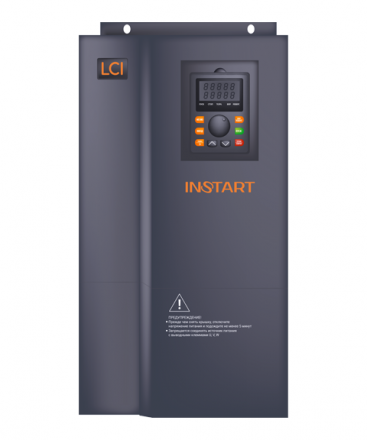 Преобразователь частоты LCI-G110/P132-4 110кВт/132кВт, 210А/250А, 3Ф, 380В±15%, 50Гц/60Гц, IP20, с панелью управления