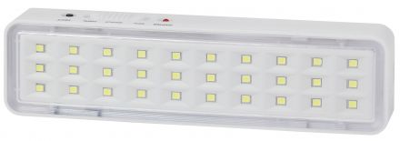 Светильник светодиодный аварийный непостоянный DBA-102-0-20  30LED 5ч IP20 выход (40/1920) ЭРА