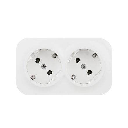 Quteo розеточный блок с предварительным           подключением 2x2К+З без шторок - 16 A - 250 В IP  20 - Белый