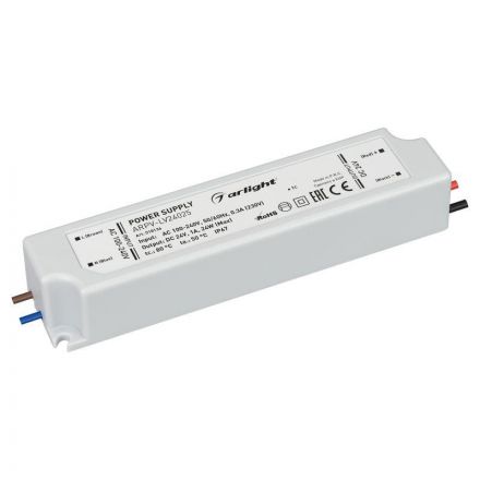Блок питания ARPV-LV24025 (24V, 1.0A, 24W) (ARL, IP67 Пластик, 2 года)