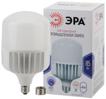 Лампа светодиодная LED 85Вт E27/E40 6500K Т140 колокол 6800Лм хол