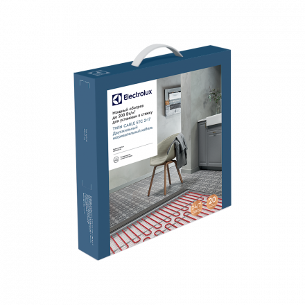 Кабель нагревательный ELECTROLUX Twin Cable 2-17-1000