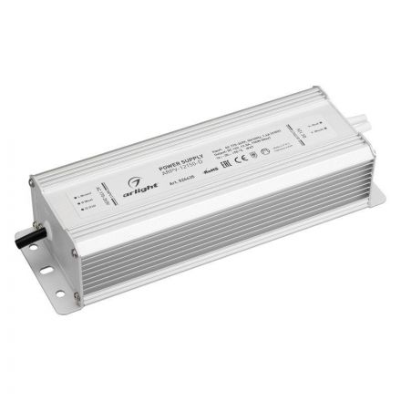 Блок питания ARPV-12150-D (12V, 12.5A, 150W) (ARL, IP67 Металл, 3 года)