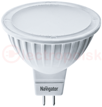 Лампа светодиодная LED 5вт 12в GU5.3 тепло-белая