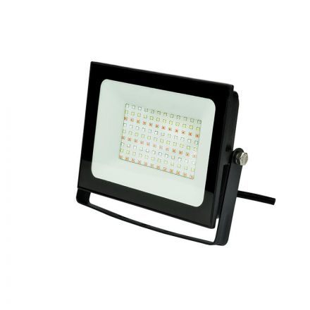 ULF-F60-50W/RGB IP65 200-240В BLACK Прожектор светодиодный. Мультиколор. Пульт ДУ (в/к). Корпус черный. TM Uniel