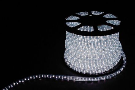 Дюралайт светодиодный LEDх72/м белый трехжильный кратно 2м бухта 50м