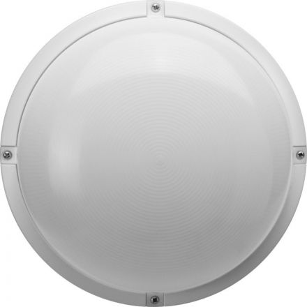 Светильник светодиодный ДБП-12w 6500К 900Лм круглый пластиковый IP65 белый ОНЛАЙТ
