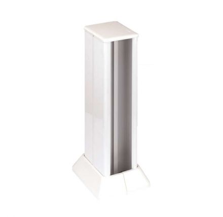Connect Миниколонна 2-сторонняя на 8 CIMA-модулей 601х1265(158)х1095(181) мм SC белый