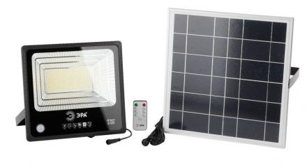 Прожектор светодиодный уличный на солн. бат. 150W, 1500 lm, 5000K, с датч. движения, ПДУ, IP65 ( ЭРА