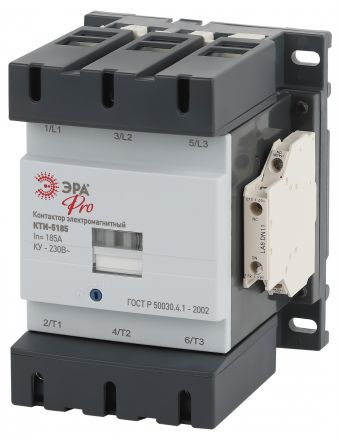 Контактор КТИ-5185 PRO KKT50-185-230-10-E 185А 230В/АС3 ЭРА
