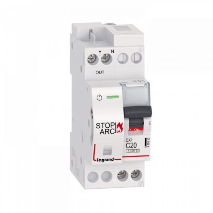 УЗДП DX3 Stop Arc 1P+N C20A 6000A (c авт. выключателем)