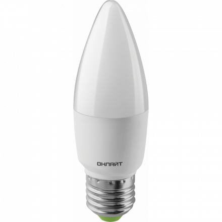 Лампа светодиодная LED 10вт Е27 белый матовая свеча