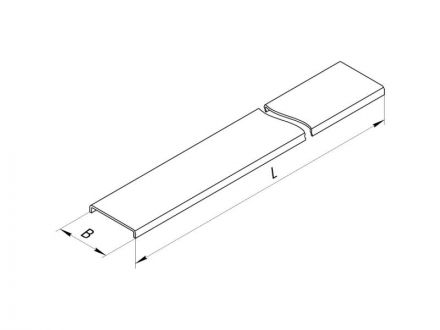 Крышка лотка КЛ 50x15
