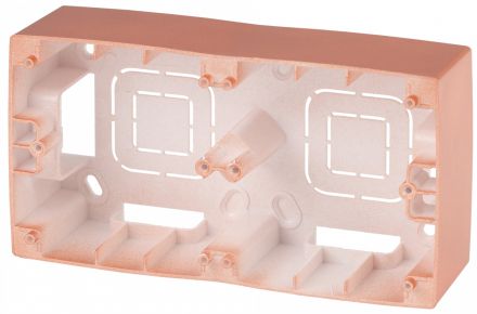 Коробка наклад. монтажа 2 поста, Эра12, медь 12-6102-14 ЭРА