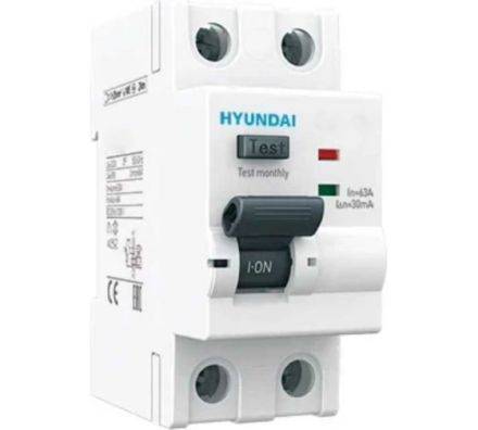 Устройство защитного отключения HRC63S 2PG4S0000C 00025F 2 полюса, 25A, 30mA