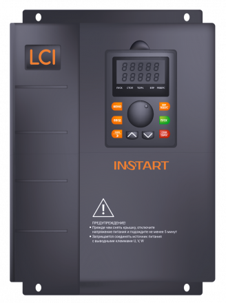 Преобразователь частоты LCI-G37/P45-4 37кВт/45кВт, 75А/90A, 3Ф, 380В±15%, 50Гц/60Гц, IP20, с панелью управления