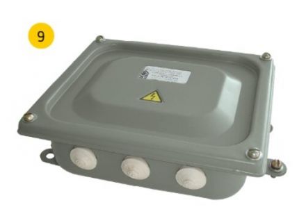 Коробка с наборными зажимами КЗНА 16-10 У2 10А 16 зажимов IP54