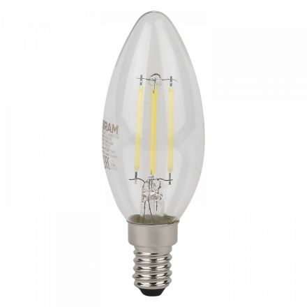 Лампа светодиодная филаментная LED Star Свеча 5Вт (замена 60Вт), 600Лм, 6500К, цоколь E14 OSRAM