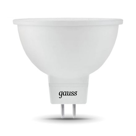 Лампа светодиодная LED 7 Вт 630 Лм 6500К холодная GU5.3 MR16 Black Gauss