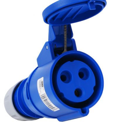 Розетка кабельная  32А/230V/1P+N+E/IP44