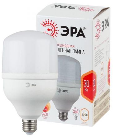 Лампа светодиодная LED 30Вт E27 2700K Т100 колокол 2400Лм тепл