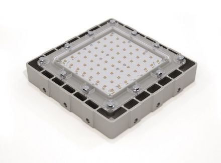 Светильник светодиодный ДСП-65Вт, IP67, 5000К, 9700Лм, взр:1ExsIIT6X, 120°, f=0.55, ~220в, крюк/скоба/труба 3/4, Arsenal-M