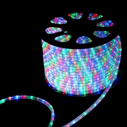 Дюралайт профессиональный светодиодный 3Вт LED RGB свечение с      динамикой бухта 100м