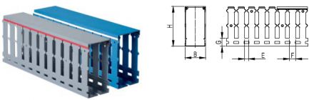Короб перфорированный RL12 60x60 серый QUADRO
