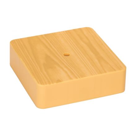 Коробка разветвительная KMP-030-032 (104х104х28) светлое дерево EKF PROxima