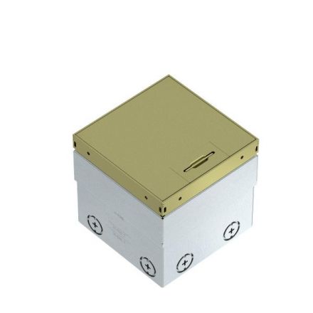 Лючок UDHome2 пустой (без выемки под н/п) латунь 140х140х110 мм