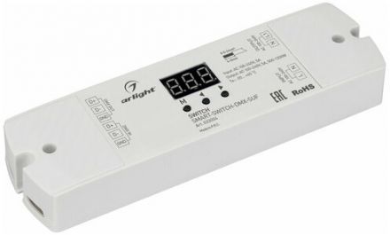 Выключатель SMART-SWITCH-DMX-SUF (230V, 5A) (ARL, IP20 Пластик, 3 года)
