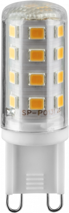 Лампа светодиодная LED 5вт 230в G9 тепло-белый капсульная