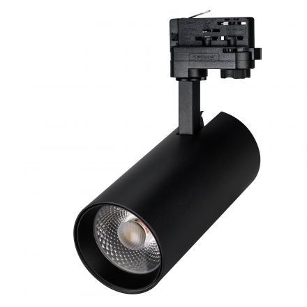 Светильник трековый LGD-GERA-4TR-R90-30W Warm3000 (BK, 24 deg, 230V) (ARL, IP20 Металл, 5 лет)